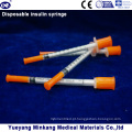 Seringas descartáveis ​​da insulina das seringas 0.3cc da insulina das seringas 0.5cc da insulina (ENK-YDS-051)